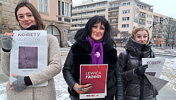 Działaczki Partii Razem uczciły rocznicę uzyskania przez kobiety praw wyborczych